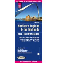 Road Maps United Kingdom Reise Know-How Landkarte Nord- und Mittelengland / Northern England &  Reise Know-How