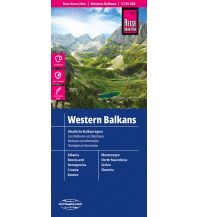 Road Maps Reise Know-How Landkarte Westliche Balkanregion / Western Balkans (1:725.000) Reise Know-How