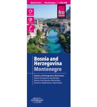 Straßenkarten Reise Know-How Landkarte Bosnien-Herzegowina, Montenegro / Bosnia and Herzegovina, Montenegro (1:350.000) Reise Know-How