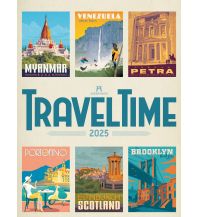 Calendars Travel Time - Reise-Plakate Kalender 2025 F.A. Ackermann Kunstverlag