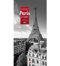 Kalender Paris, je t’aime - Literatur-Kalender 2025 F.A. Ackermann Kunstverlag