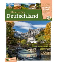 Calendars Malerisches Deutschland - Wochenplaner Kalender 2025 F.A. Ackermann Kunstverlag