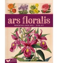 Calendars Ars Floralis - Vintage Wochenplander Kalender 2025 F.A. Ackermann Kunstverlag