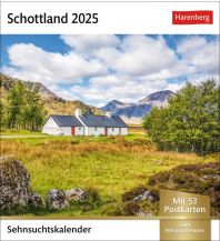 Calendars Schottland Sehnsuchtskalender 2025 - Wochenkalender mit 53 Postkarten Athesia Kalenderverlag