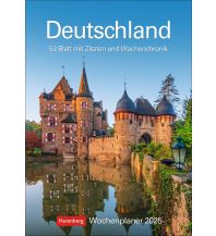 Kalender Deutschland Wochenplaner 2025 - 53 Blatt mit Zitaten und Wochenchronik Athesia Kalenderverlag