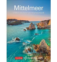 Kalender Mittelmeer Wochenplaner 2025 - 53 Blatt mit Zitaten und Wochenchronik Athesia Kalenderverlag