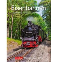 Kalender Eisenbahnen Wochenplaner 2025 - 53 Blatt mit Zitaten und Wochenchronik Athesia Kalenderverlag