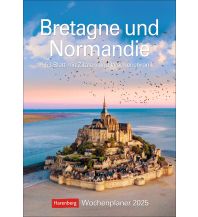 Calendars Bretagne und Normandie Wochenplaner 2025 - 53 Blatt mit Zitaten und Wochenchronik Athesia Kalenderverlag