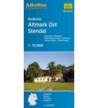Cycling Maps Bikeline-Radkarte RK-SAA02, Altmark Ost, Stendal 1:75.000 Verlag Esterbauer GmbH