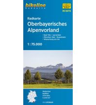 Cycling Maps Bikeline-Radkarte RK-BAY16, Oberbayerisches Alpenvorland 1:75.000 Verlag Esterbauer GmbH
