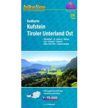 Mountainbike Touring / Mountainbike Maps Bikeline-Radkarte RK-A13, Kufstein, Tiroler Unterland Ost 1:75.000 Verlag Esterbauer GmbH