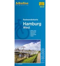 Cycling Maps Radwanderkarte Hamburg West RW-HH1 Verlag Esterbauer GmbH