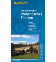 Cycling Maps Bikeline Radwanderkarte Romantisches Franken 1:60.000 Verlag Esterbauer GmbH