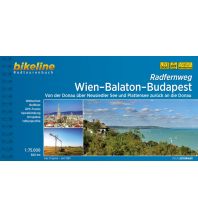 Radführer Bikeline-Radtourenbuch Wien-Balaton/Plattensee-Budapest 1:75.000 Verlag Esterbauer GmbH