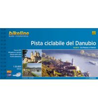 Cycling Guides Bikeline Guida cicloturistica Pista ciclabile del Danubio 1:50.000 Verlag Esterbauer GmbH
