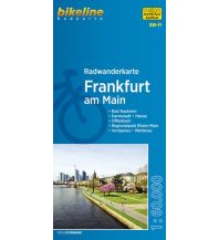 Cycling Maps Bikeline-Radwanderkarte RW-F1, Frankfurt am Main 1:60.000 Verlag Esterbauer GmbH