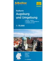 Cycling Maps Bikeline Radkarte RK-Bay15, Augsburg und Umgebung 1:75.000 Verlag Esterbauer GmbH