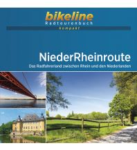 Cycling Guides Bikeline Radtourenbuch kompakt Niederrheinroute 1:60.000 Verlag Esterbauer GmbH