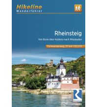 Long Distance Hiking Hikeline Wanderführer Fernwanderweg Rheinsteig 1:35.000 Verlag Esterbauer GmbH