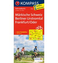 Radkarten Radkarte Märkische Schweiz - Berliner Urstromtal - Frankfurt/Oder Kompass-Karten GmbH