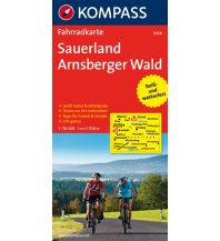 Radkarten Radkarte Sauerland - Arnsberger Wald Kompass-Karten GmbH