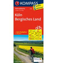 Cycling Maps Radkarte Köln - Bergisches Land Kompass-Karten GmbH