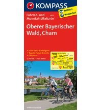 Radkarten Radkarte Oberer Bayerischer Wald - Cham Kompass-Karten GmbH