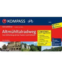 Radführer KOMPASS Fahrradführer Altmühltal-Radweg von Rothenburg ob der Tauber nach Kelheim Kompass-Karten GmbH