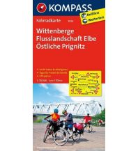 Radkarten Radkarte Wittenberge - Flusslandschaft Elbe - Östliche Prignitz Kompass-Karten GmbH
