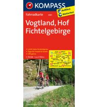 Radkarten Radkarte Vogtland - Hof - Fichtelgebirge Kompass-Karten GmbH