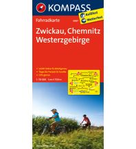 Cycling Maps Radkarte Zwickau - Chemnitz - Westerzgebirge Kompass-Karten GmbH