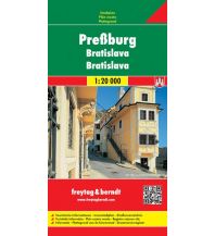 f&b City Maps Stadtplan Preßburg/Bratislava 1:20.000 Freytag-Berndt und ARTARIA