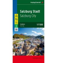 f&b City Maps Salzburg Stadt, Stadtplan 1:7.500 Freytag-Berndt und ARTARIA