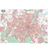 f&b Road Maps Wandkarte: München Gesamtplan 1:22.500 Freytag-Berndt und Artaria