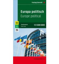 f&b Straßenkarten Europa politisch, Straßenkarte 1:3.500.000, freytag & berndt Freytag-Berndt und ARTARIA