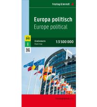 f&b Road Maps Europa politisch, Straßenkarte 1:3.500.000, freytag & berndt Freytag-Berndt und ARTARIA