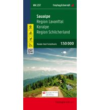 f&b Wanderkarten WK 237 Saualpe - Region Lavanttal - Koralpe - Region Schilcherland, Wanderkarte 1:50.000 Freytag-Berndt und ARTARIA
