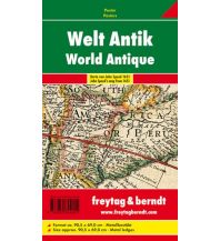 Weltkarten Wandkarte-Metallbestäbt: Welt antik, Karte von John Speed 1651 Freytag-Berndt und Artaria