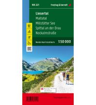 f&b Wanderkarten WK 221 Liesertal - Maltatal - Millstätter See - Spittal a.d. Drau - Nockalmstraße, Wanderkarte 1:50.000 Freytag-Berndt und ARTARIA