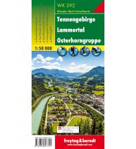 f&b Wanderkarten WK 392 Tennengebirge - Lammertal - Osterhorngruppe, Wanderkarte 1:50.000 Freytag-Berndt und ARTARIA