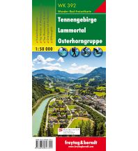 f&b Hiking Maps WK 392 Tennengebirge - Lammertal - Osterhorngruppe, Wanderkarte 1:50.000 Freytag-Berndt und ARTARIA