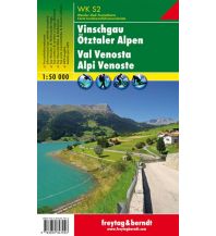 f&b Wanderkarten WK S2 Vinschgau - Ötztaler Alpen, Wanderkarte 1:50.000 Freytag-Berndt und ARTARIA