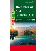 f&b Road Maps Deutschland Süd, Straßenkarte 1:500.000, freytag & berndt Freytag-Berndt und ARTARIA