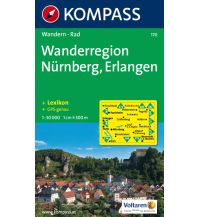 Wanderkarten Bayern Wanderregion Nürnberg -  Erlangen Kompass-Karten GmbH