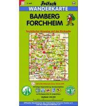 Hiking Maps Bavaria Bamberg - Forchheim Fritsch Landkarten-Verlag