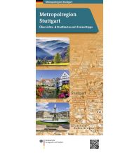 Road Maps Germany Metropolregion Stuttgart 1:250.000 Bundesamt deuts