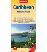 Straßenkarten Nelles Map Landkarte Caribbean - Lesser Antilles Nelles-Verlag