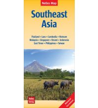 Straßenkarten Asien Nelles Maps Southeast Asia, Polyart-Ausgabe Nelles-Verlag