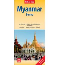 Straßenkarten Nelles Map - Myanmar Burma 1:1.500.000 Nelles-Verlag