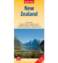 Road Maps New Zealand, Neuseeland 1:1.250.000 Nelles-Verlag